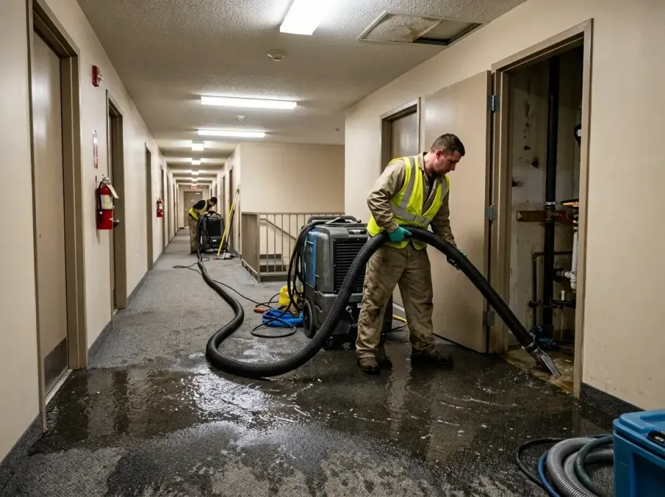 multi-unit-apartment-hallway-f-005 — frequently asked questions, Emergency Burst Pipe Water Extraction & Removal in Lambertv…